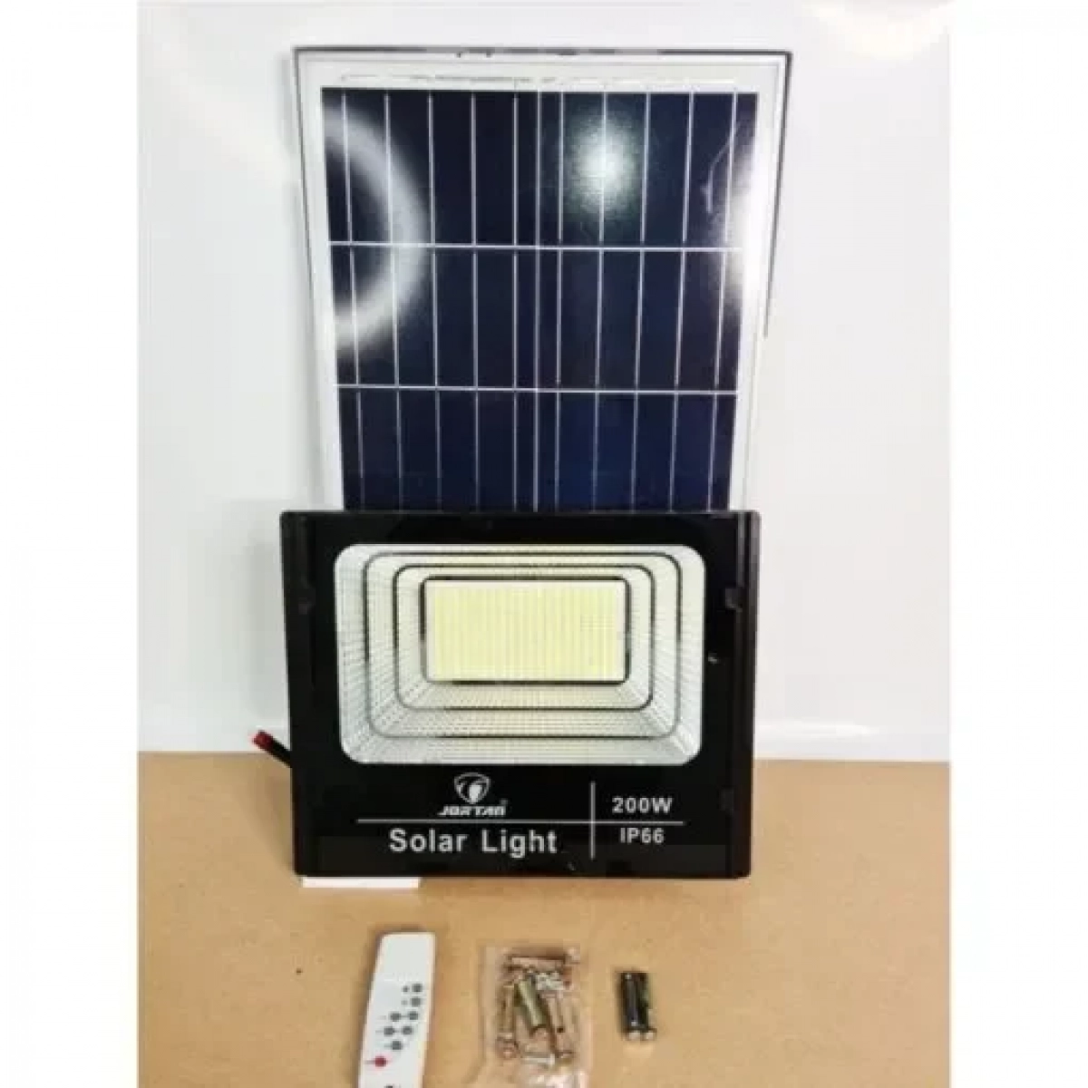 JORTAN IP66 200W LED Solar Flood Lamp