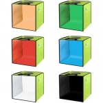 PULUZ PU5032G Αναδιπλούμενο Mini Photo Studio (30X30X30cm) Με 6 Σκηνικά και LED Φωτισμό - Green
