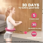 HULA HOOP Massager - Όργανο Εκγύμνασης, Μασάζ και Αδυνατίσματος- Το Στεφάνι Hula Hoop που δεν Πέφτει Ποτέ