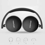 Bluetooth Awei A500BL Wireless Headphones Hi-Fi Stereo Headset Ακουστικά - Black