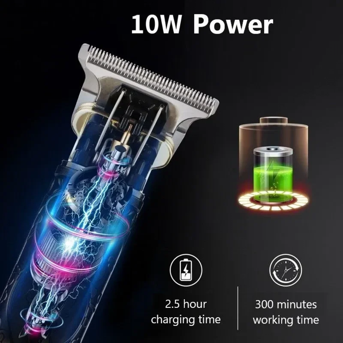 Κουρευτική μηχανή KM-700H Kemei Ασημί