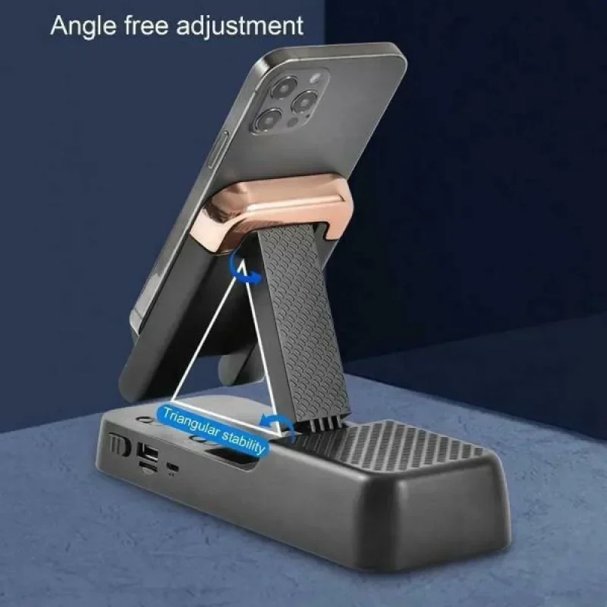 Βάση στήριξης κινητού και ασύρματο ηχείο Bluetooth F18