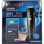 Ασύρματη Κουρευτική Μηχανή - Kemei KM-1016 Μαύρη - Image 2
