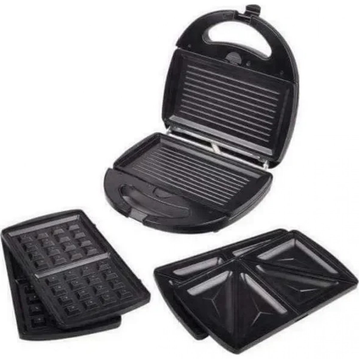 DSP Τοστιέρα με Αποσπώμενες Πλάκες για 2 Τοστ 750W Inox