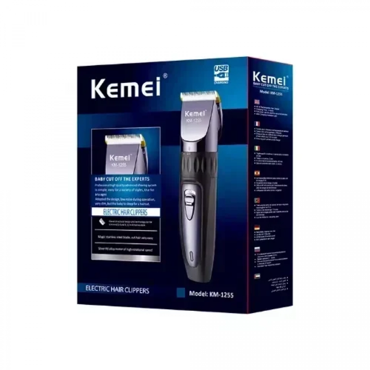 Κουρευτική Μηχανή - KM-1255 - Kemei - Image 2