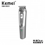 Επαγγελματική Κουρευτική Μηχανή KEMEI KM-9051 Ασημί