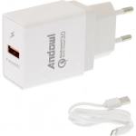 Φορτιστής με Θύρα USB-A και Καλώδιο USB-C Quick Charge 3.0 Andowl AN-Q-W061B