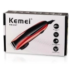 Kemei Km-6357 Professional Hair Clipper - Black/Red