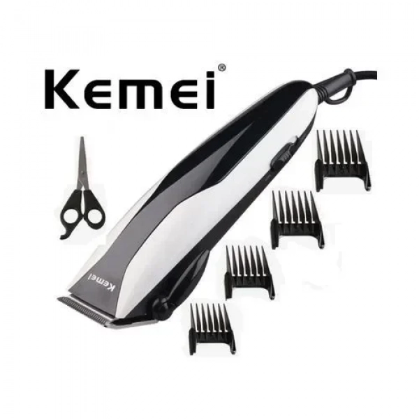 Kemei Km-6357 Professional Hair Clipper - Black/Red