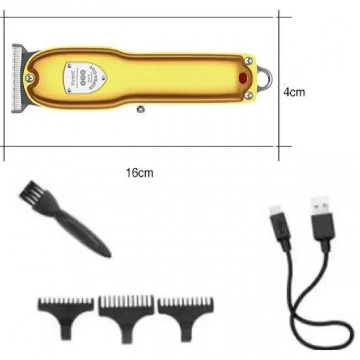 Kemei Professional Hair Clipper KM-056 Gold