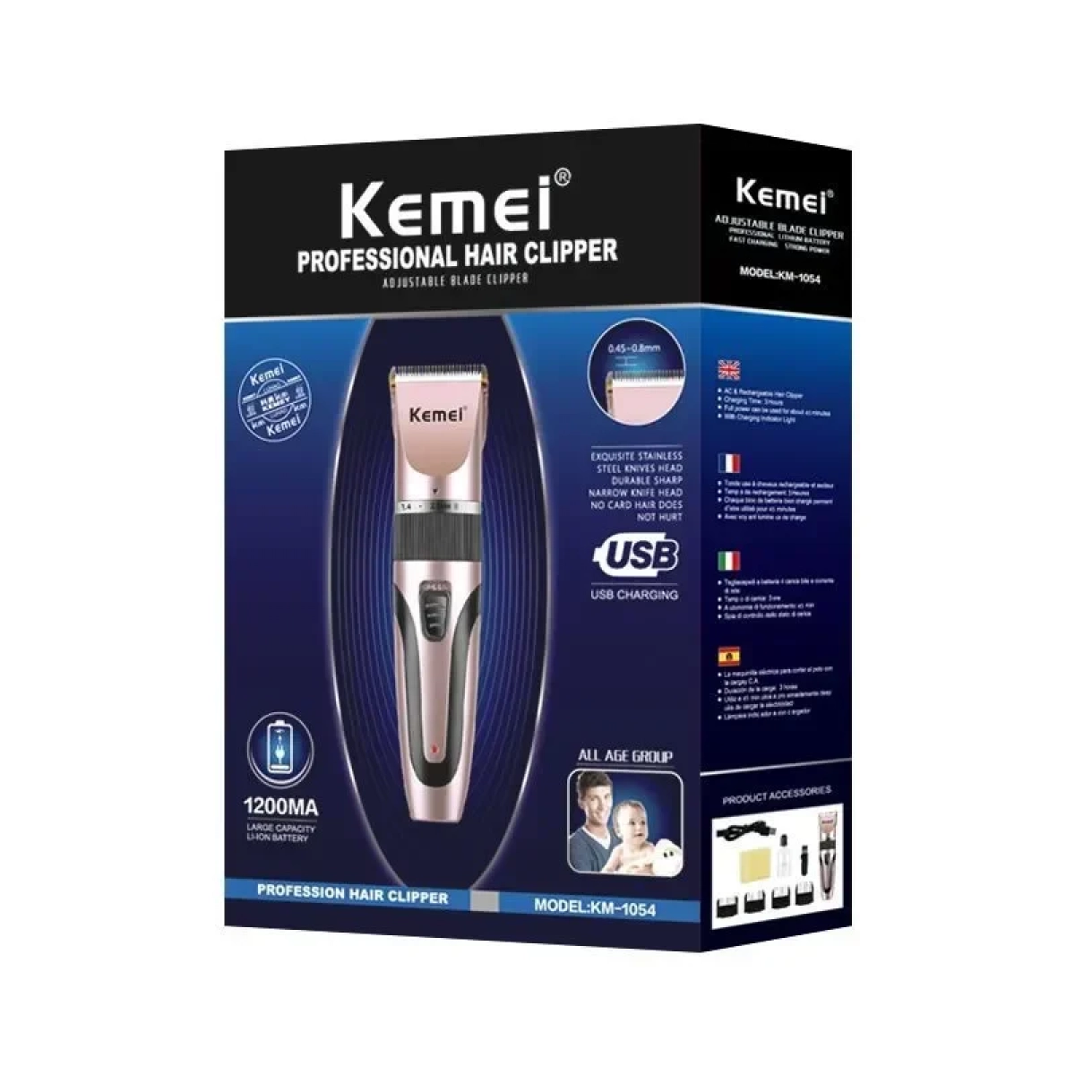 Κουρευτική Μηχανή - KM-1054 - Kemei