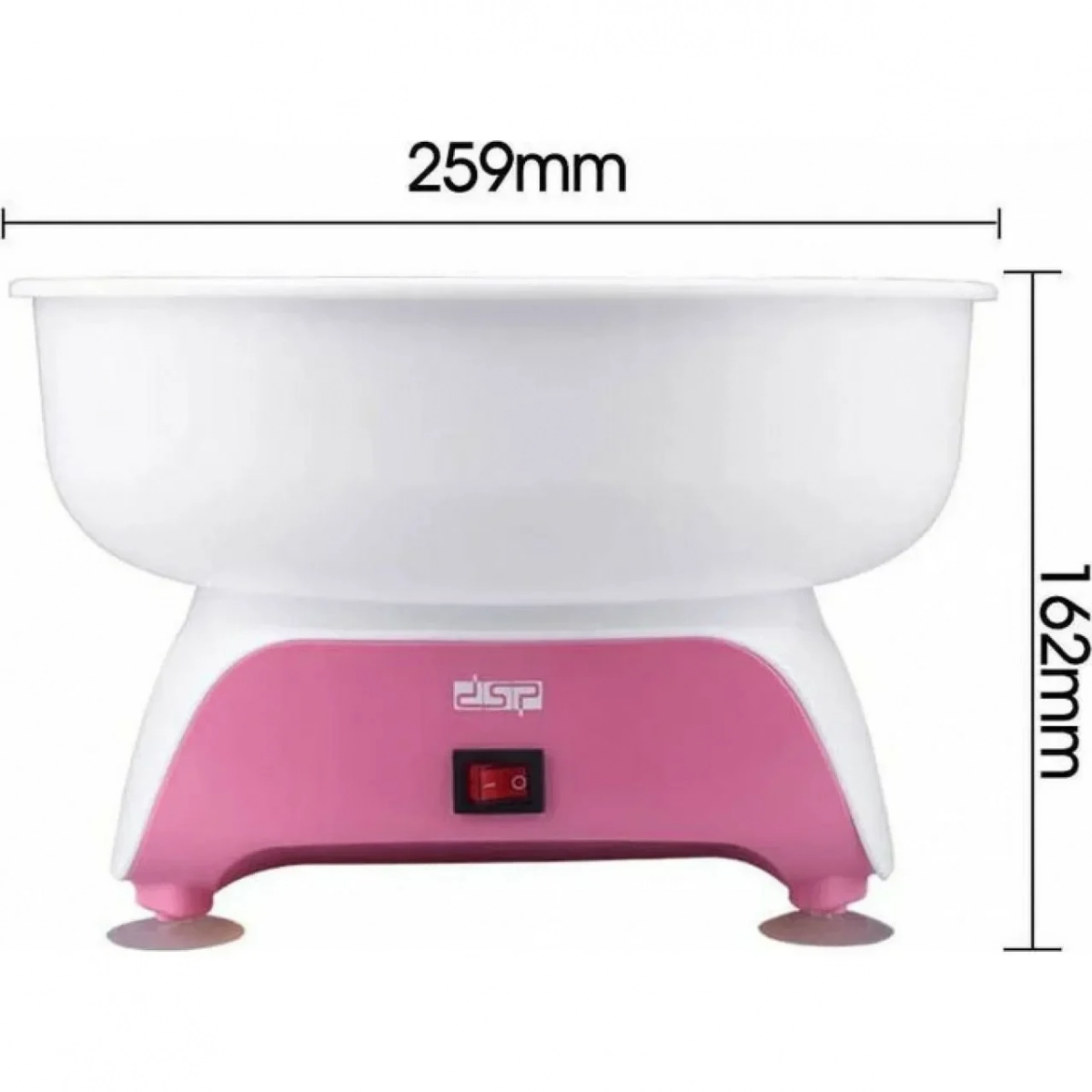 Μηχανή για Μαλλί της Γριάς - Cotton Candy Maker 450w Ροζ