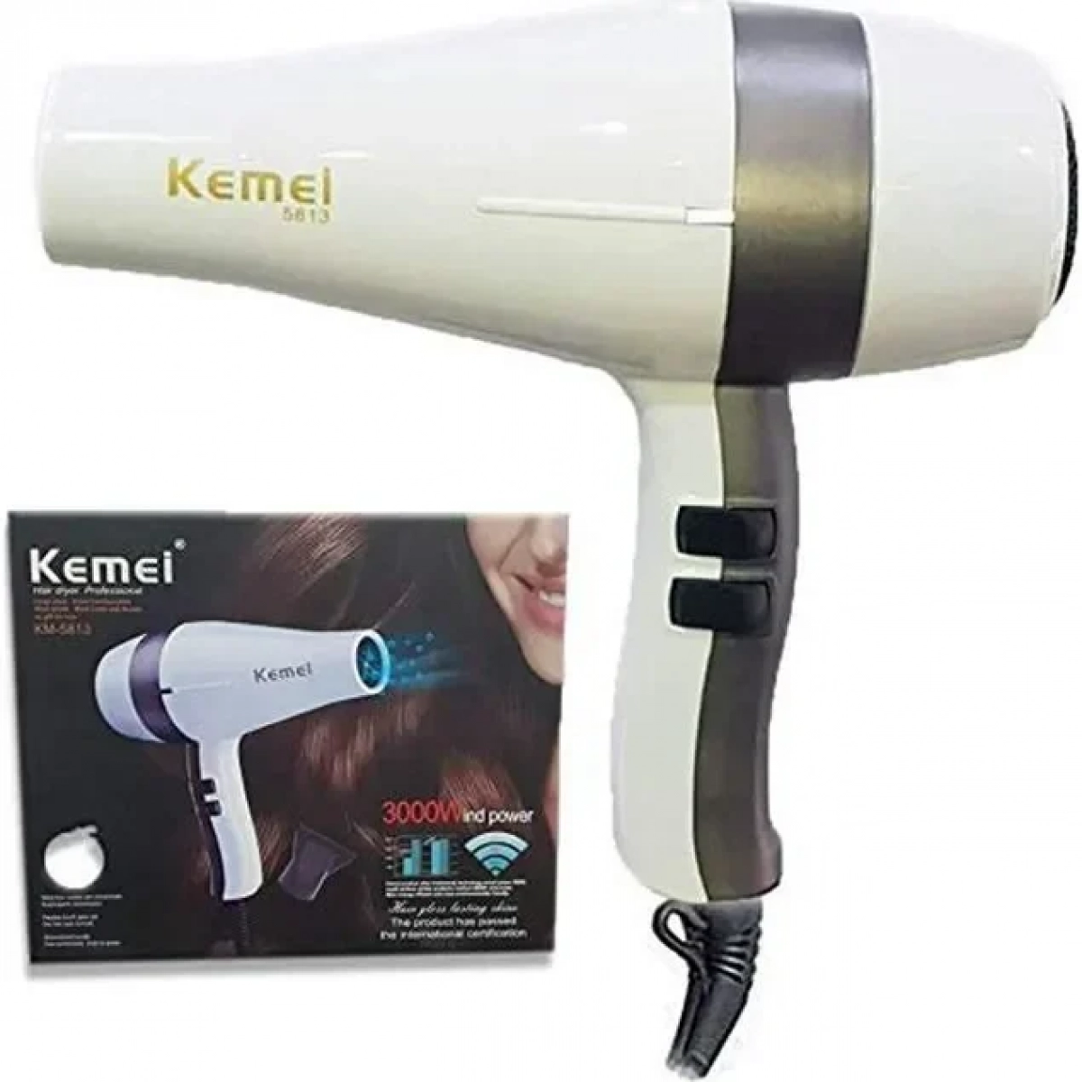 Πιστολάκι Μαλλιών - KM-5813 - Kemei