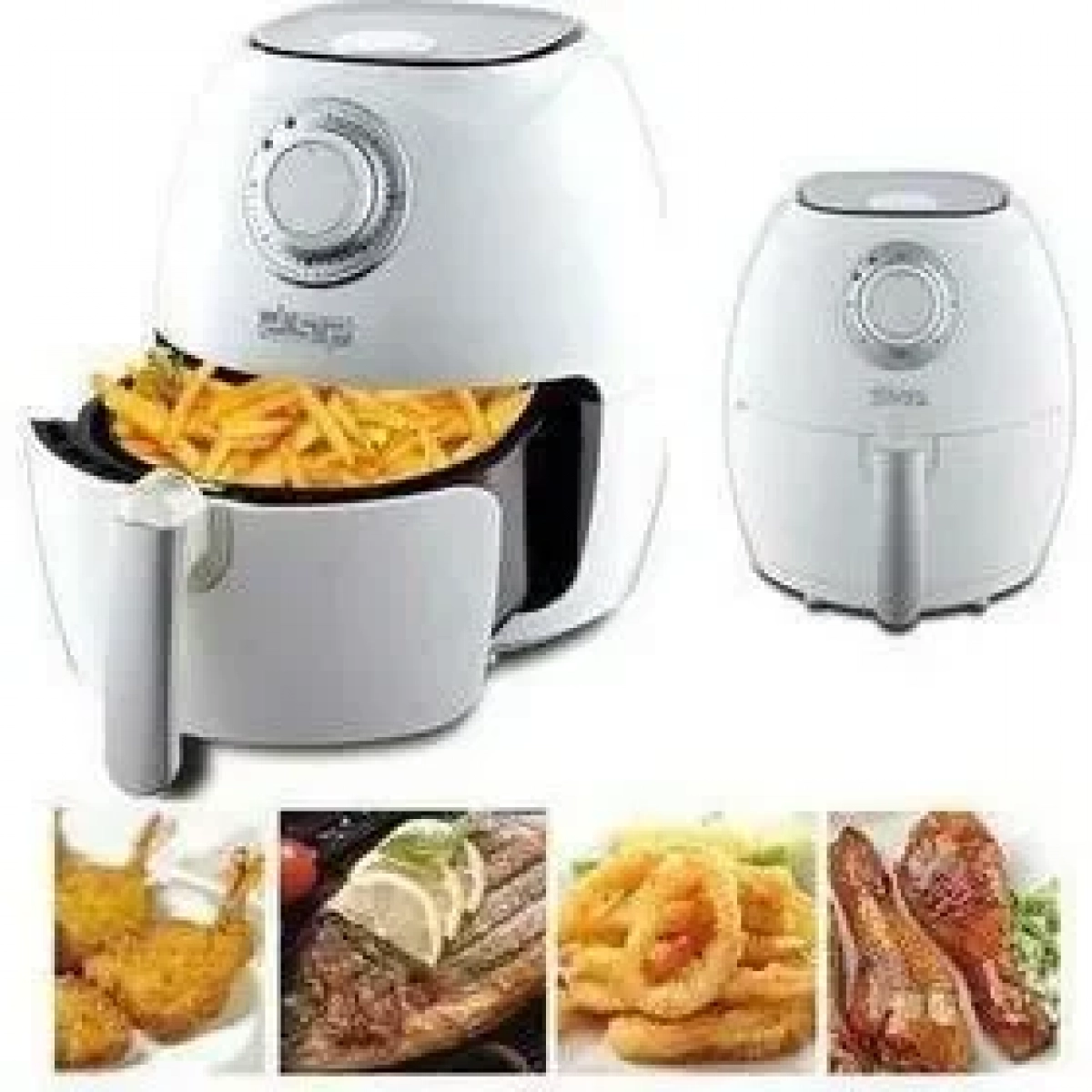 Professional France Air Health Fryer 1350W 2.6L KB2020A λευκό Φριτέζες