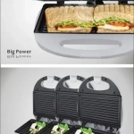 Τοστιέρα, Γκριλιέρα με Ραβδωτές Πλάκες 750W DSP KC1159
