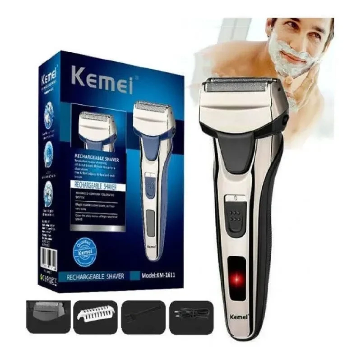 Ξυριστική Mηχανή - Trimmer - KM-1611 - Kemei