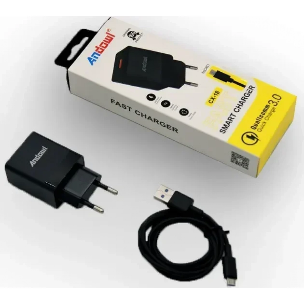 Andowl Micro USB Έξυπνος Φορτιστής CX-17