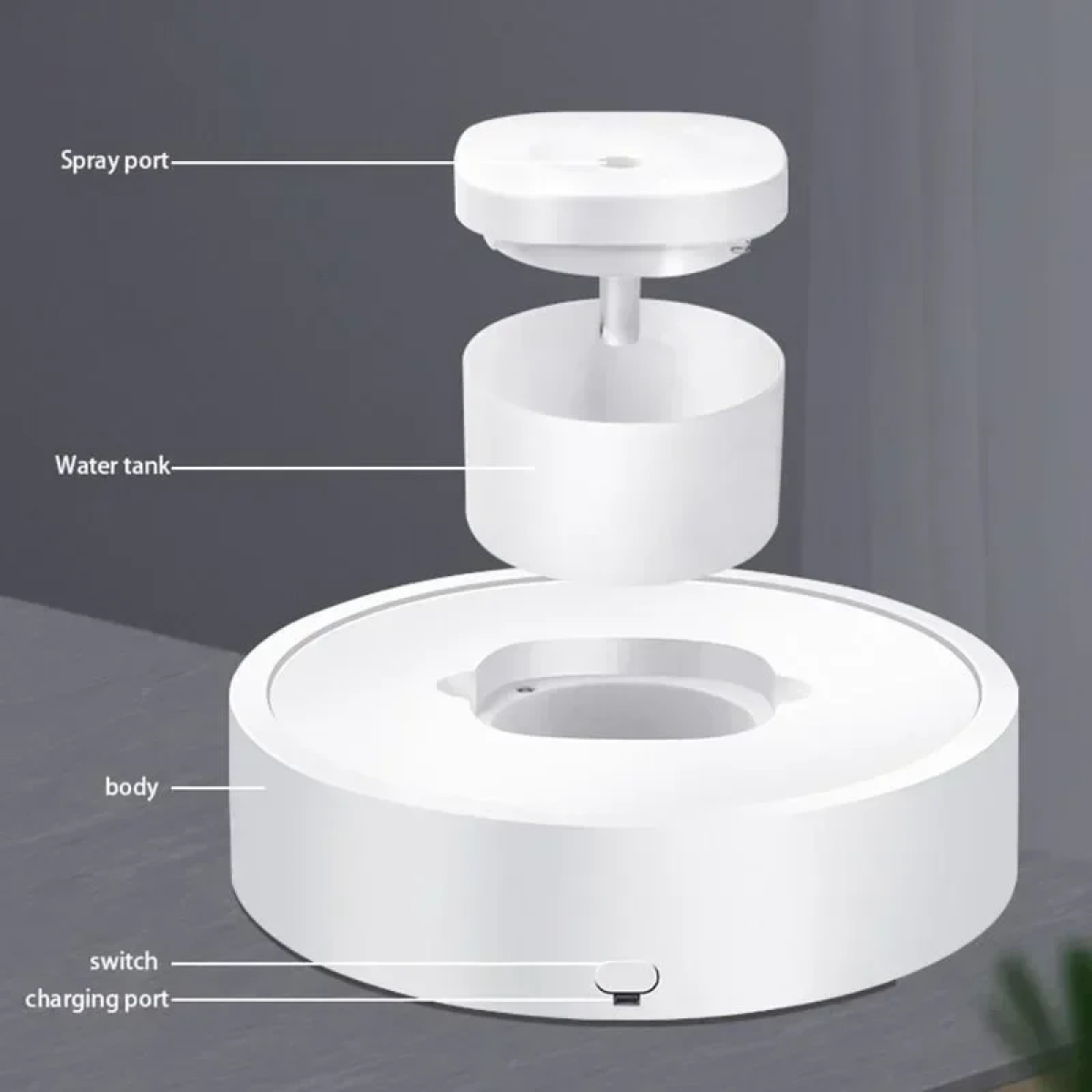 Υγραντήρας Υπεριώδους UV Αποστείρωσης USB - Air Mobile Humidifier