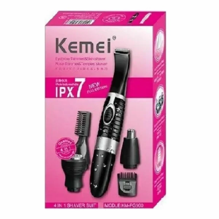 Επαναφορτιζόμενη Κουρευτική Μηχανή – Trimmer Kemei KM-PG5004 Μαύρη