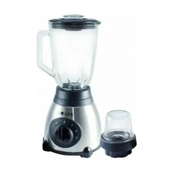 Haeger HG-288 Μπλέντερ με Γυάλινη Κανάτα 1.5lt 850Watt Inox