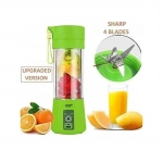 Mini Μπλέντερ Χυμού Αυτόματο και Επαναφορτιζόμενο με USB, 380ml, NG-01 – Πράσινο