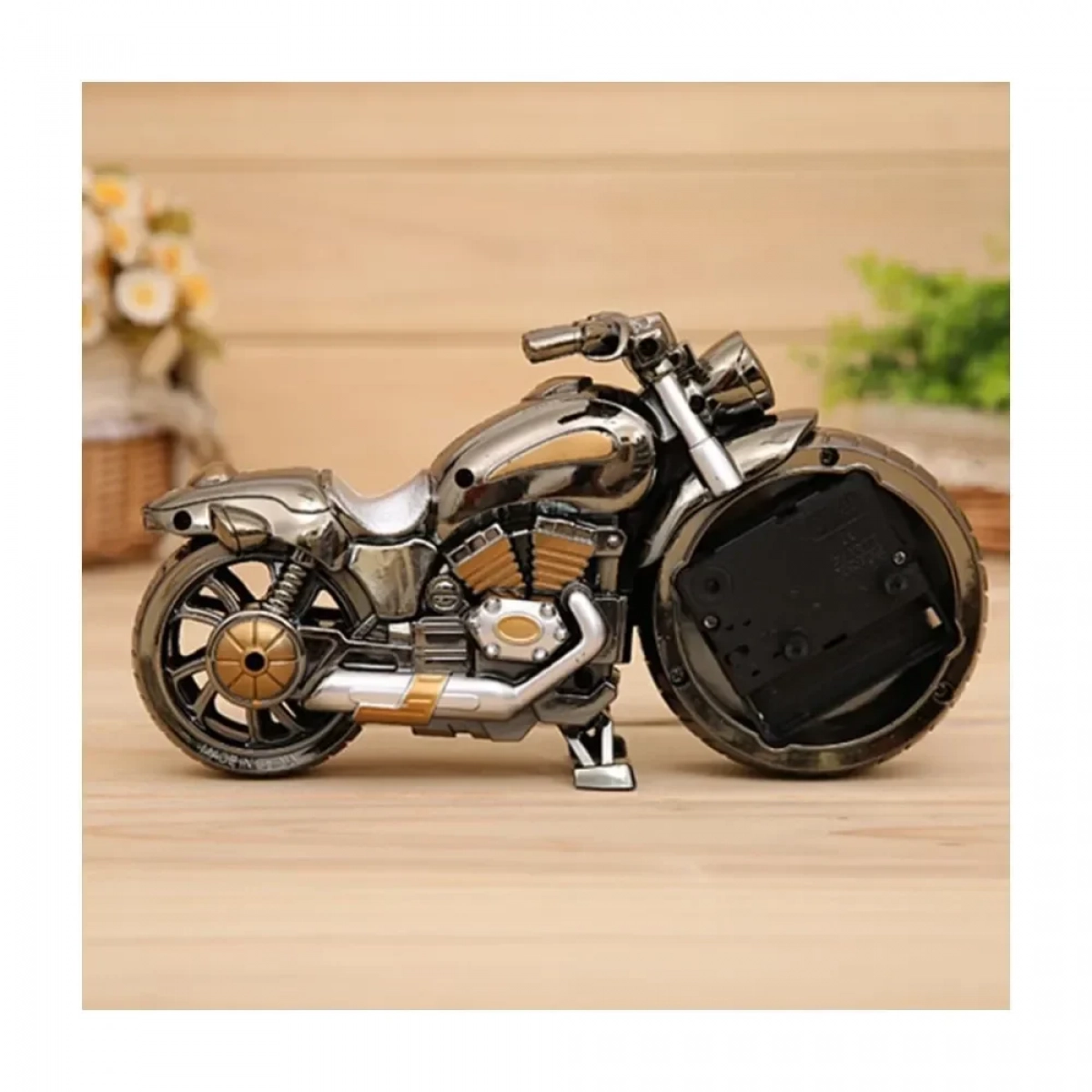 Επιτραπέζιο Ρολόι Ξυπνητήρι Desk Analog Alarm Clock Top Grade Auto Bike Model PF168A (oem)