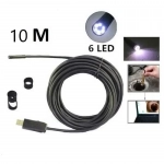 Αδιάβροχη κάμερα ενδοσκόπιο 10m USB 6LED Q-HD212 ANDOWL