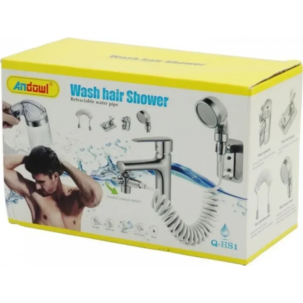 Mini Shower για το Μπάνιο ANDOWL Q-HS1 - Image 2