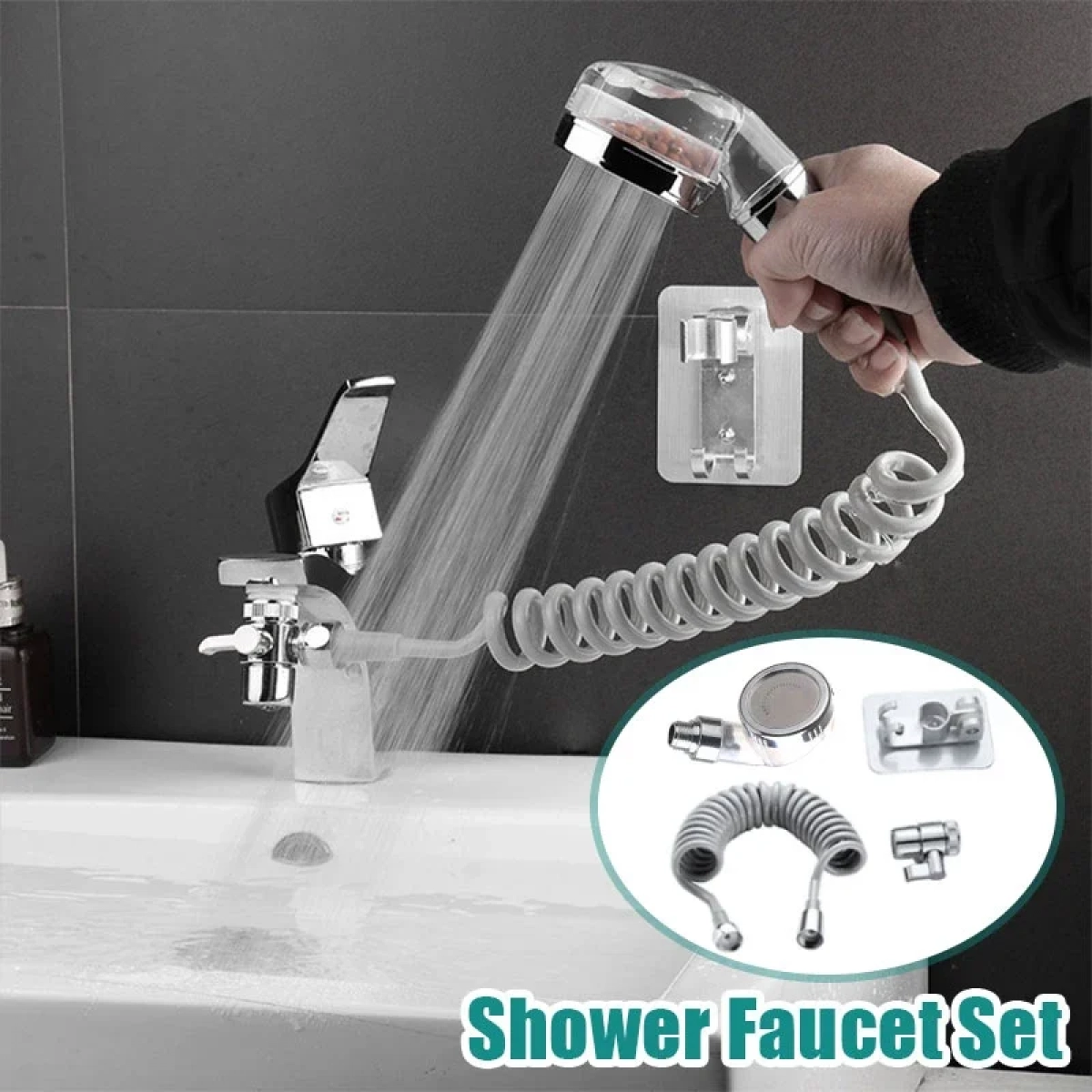 Mini Shower για το Μπάνιο ANDOWL Q-HS1