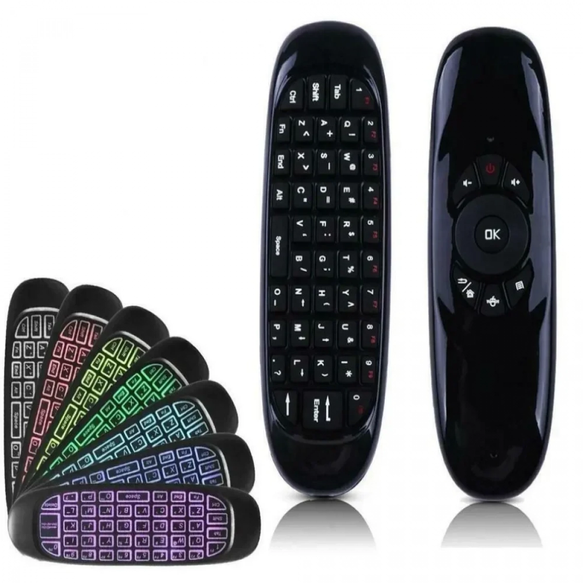 Τηλεχειριστήριο με πληκτρολόγιο και air mouse για Smart TV Andowl Q-A09