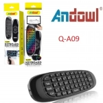 Τηλεχειριστήριο με πληκτρολόγιο και air mouse για Smart TV Andowl Q-A09