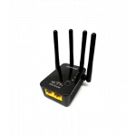 Ασύρματο WiFi N Router/Repeater 300Mbps WPS Andowl Q-A45 – Μαύρο