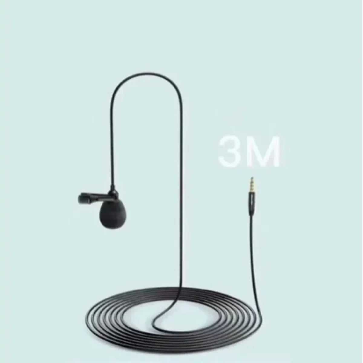 Ενσύρματο Μικρόφωνο με Κλιπ Awei MK1 Jack 3.5mm (Μαύρο)