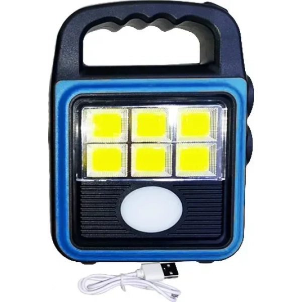 Multi Source Solar Portable Lamp HS-8020C BLUE