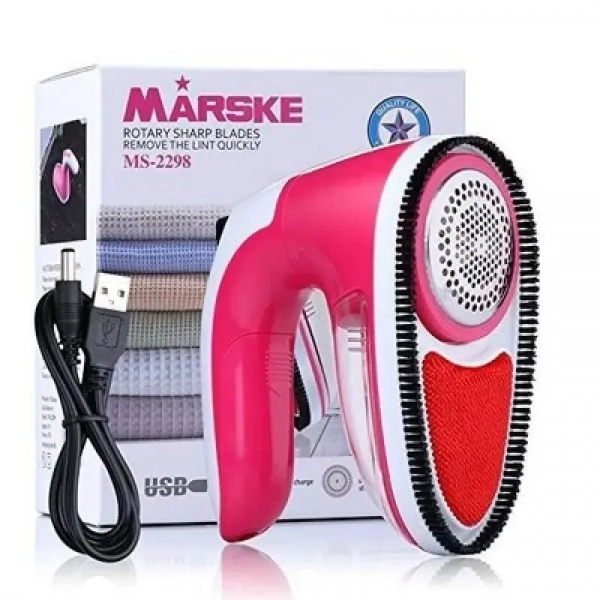 Ισχυρός Επαναφορτιζόμενος Αποχνουδωτής Marske MS-2298 Ροζ