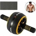 Abdominal Muscle Fitness Ρόδα Κοιλιακών Μαύρο/ Κίτρινο