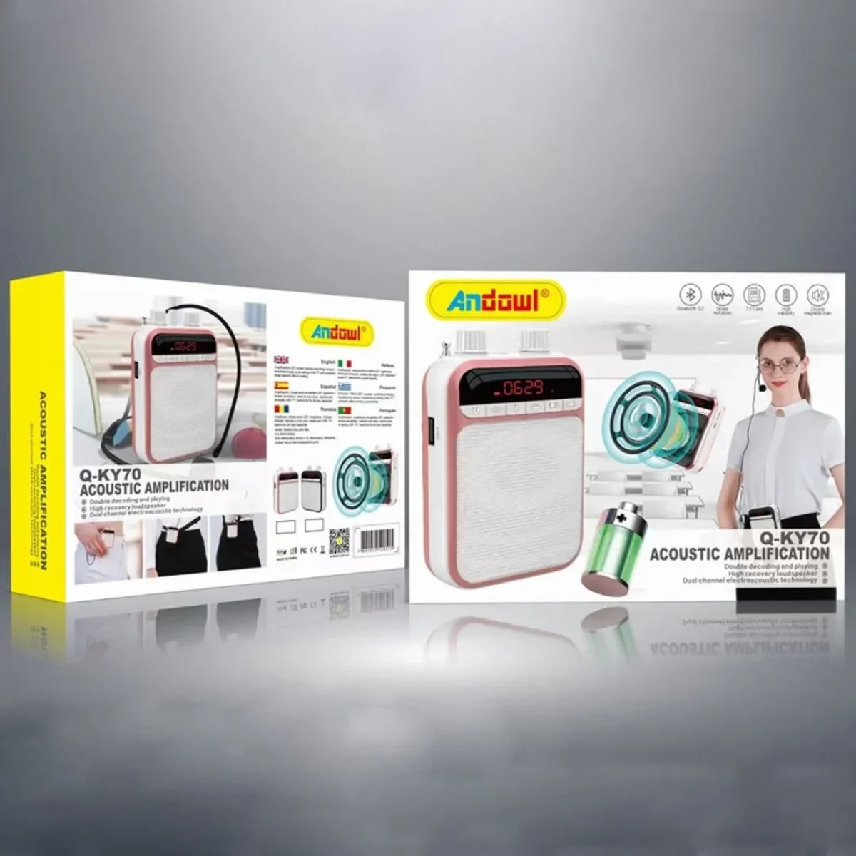 Andowl Q-KY70 Ηχείο Bluetooth με Ραδιόφωνο