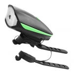Bicycle 7588 Horn and Light, Κόρνα και Φως Ποδηλάτου Black / Green