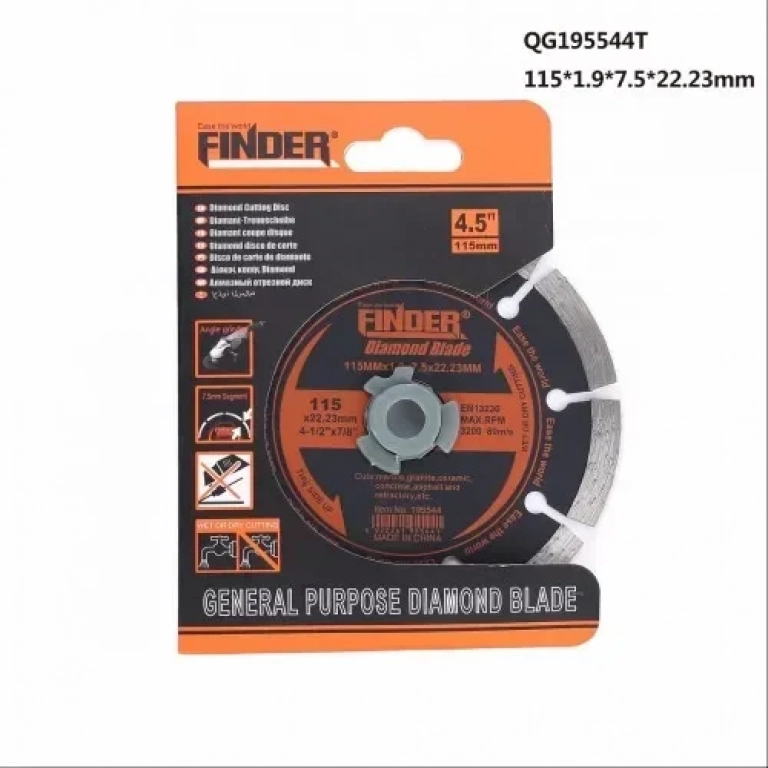 Διαμαντόδισκος – 115mm/9″” – Finder – 195544