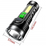 Επαναφορτιζόμενος φακός USB Led BL-822