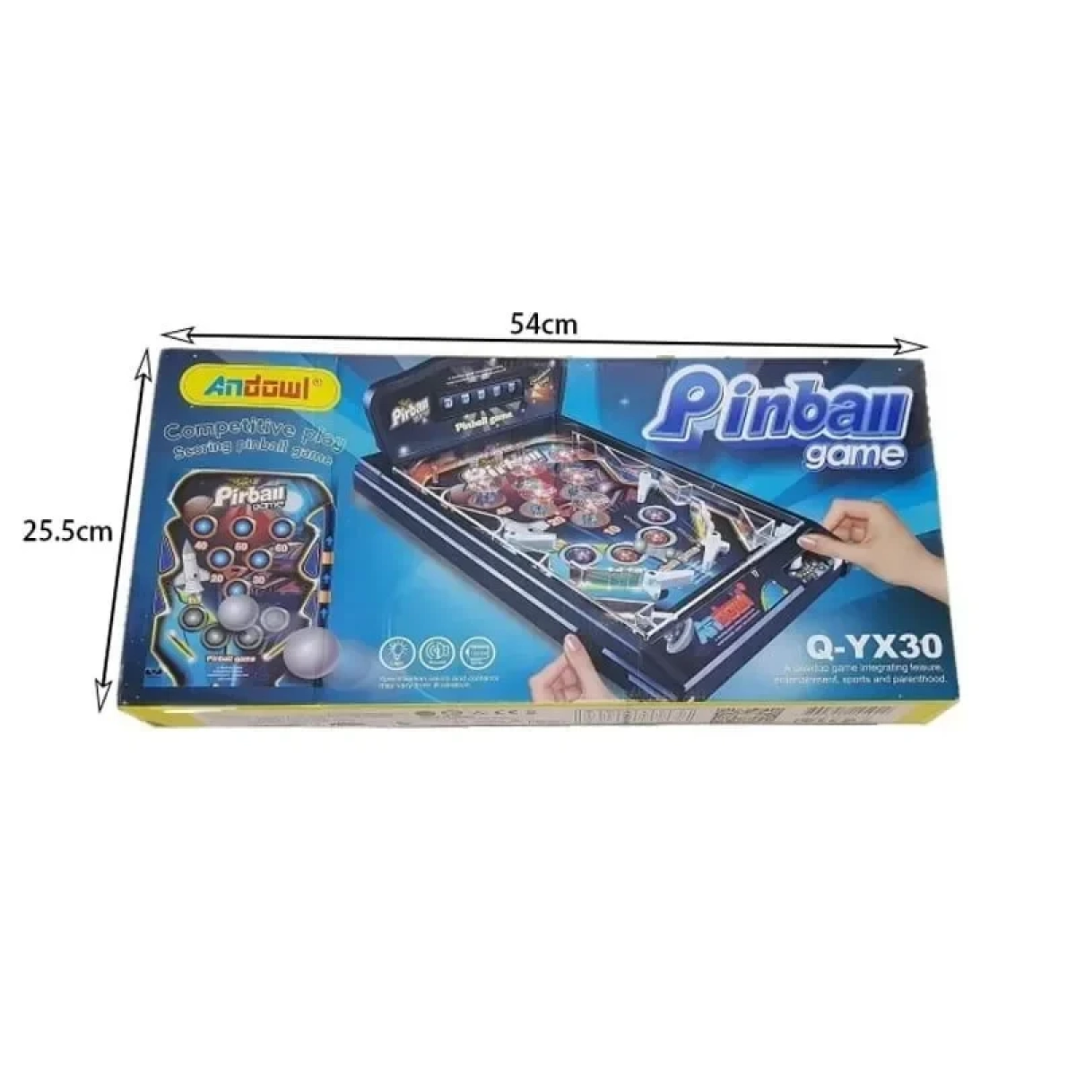 Επιτραπέζιο Φλίπερ Με Φωτάκια και Ήχους - Table Electronic Pinball Andowl Q-YX30