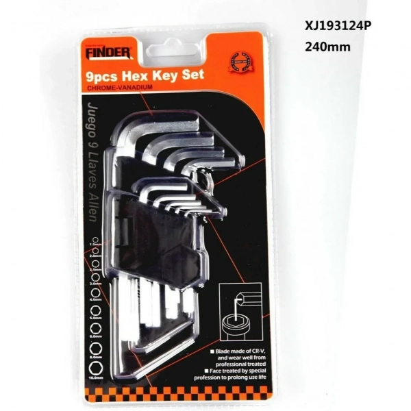 Finder Σετ κλειδιά τύπου Torx - Extra Long 9τμχ