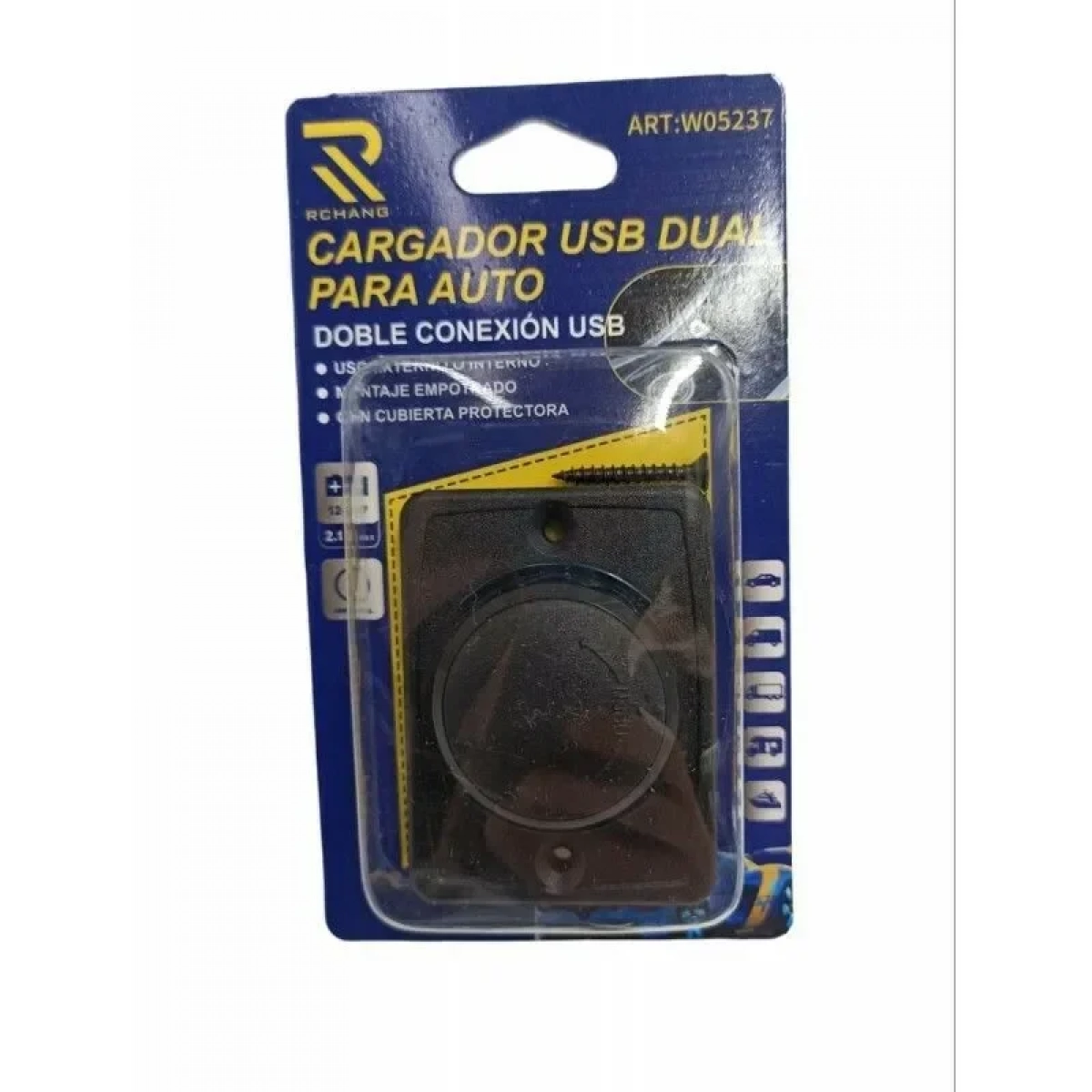 Φορτιστής Αυτοκινήτου με 2 θύρες USΒ 12/24V 3.1A W05237