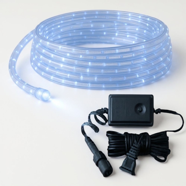 Φωτοσωλήνας Led Με Controller Χρώμα Άσπρο 10 μέτρα