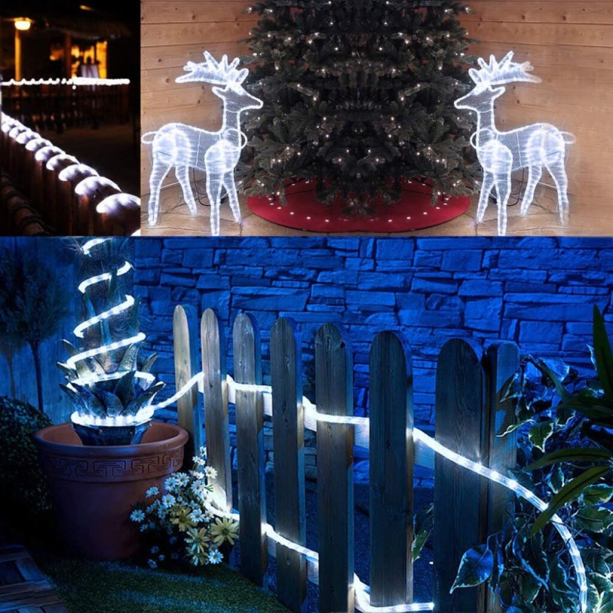 Φωτοσωλήνας Led Με Controller Χρώμα Άσπρο 10 μέτρα