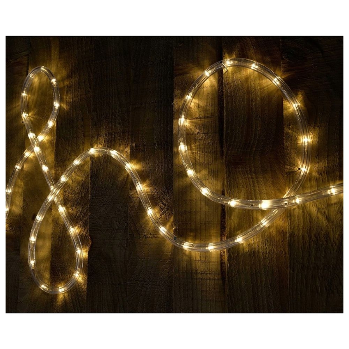 Φωτοσωλήνας LED Μονοκάναλος 10m – Θερμό Λευκό, 24 LED/μ, IP44