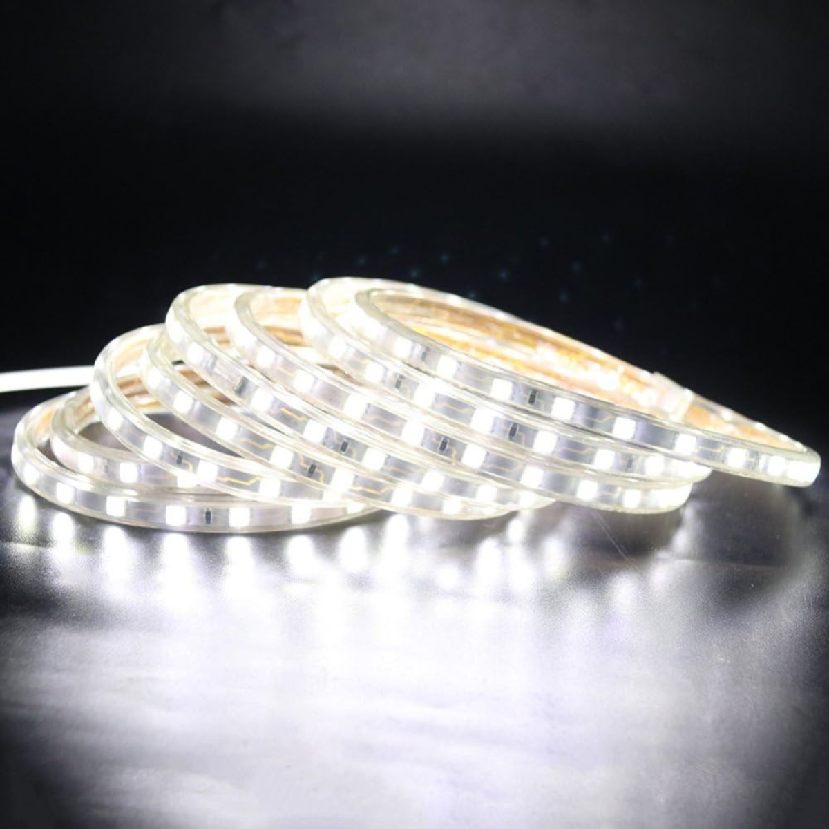 Φωτοσωλήνας πλακέ SMD LED λευκός με 8 προγράμματα