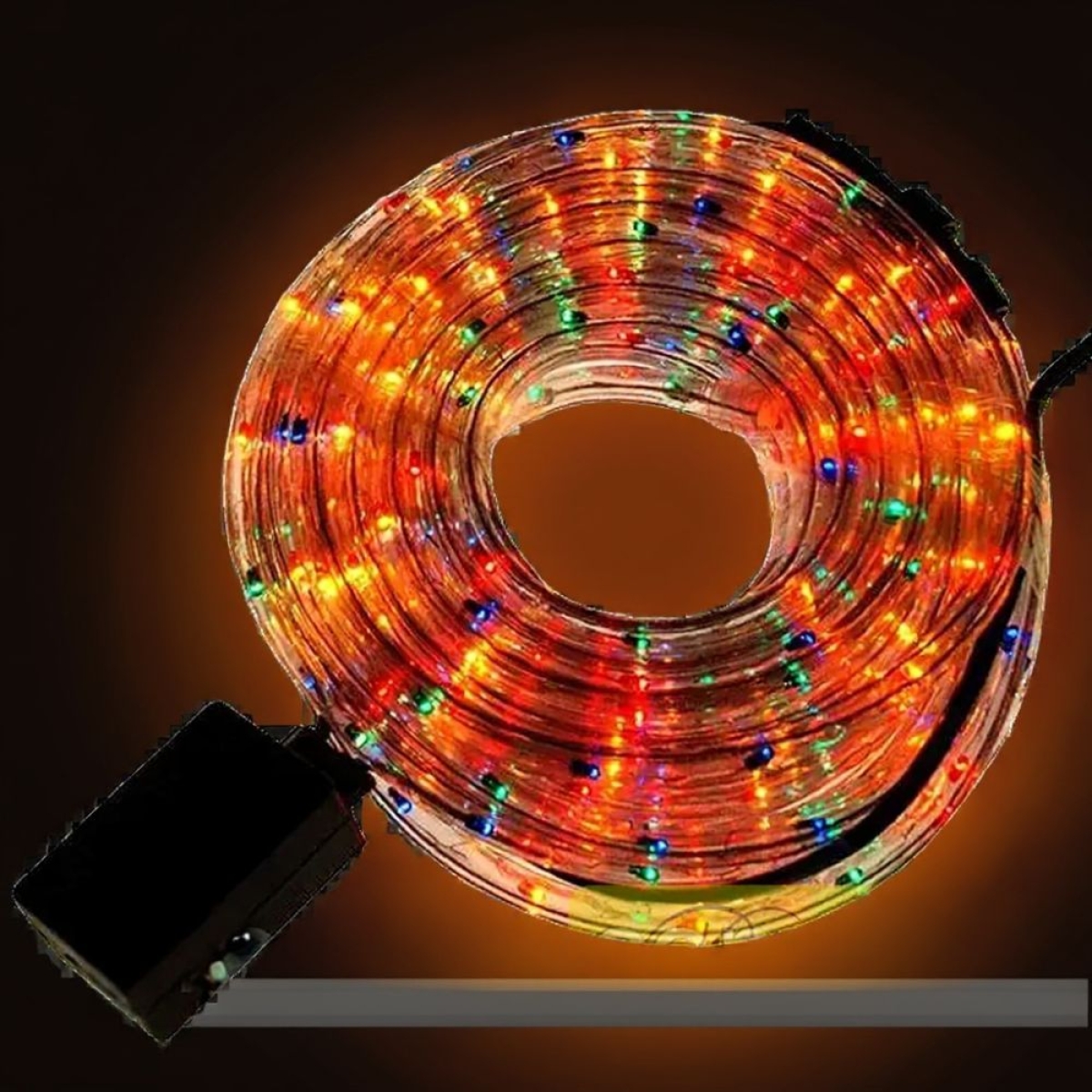 ΦΩΤΟΣΩΛΗΝΑΣ ΣΤΡΟΓΓΥΛΟΣ LED 10 ΜΕΤΡΑ ΜΕ RGB ΘΕΡΜΟ ΦΩΤΙΣΜΟ ΚΑΙ 8 ΠΡΟΓΡΑΜΜΑΤΑ OEM