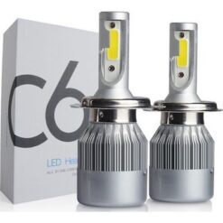 H4 Led Headlights C6 9-30V 2τμχ
