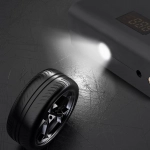 Ηλεκτρική Φορητή Τρόμπα 12V 35L/min 100W 12V με Φακό LED Ψηφιακή για Αναπτήρα Αυτοκινήτου -Carsun C1752